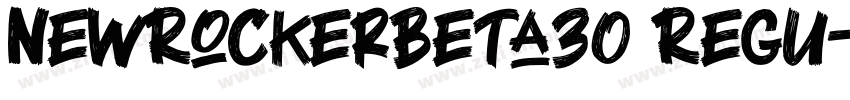 NewRockerBeta30 Regu字体转换